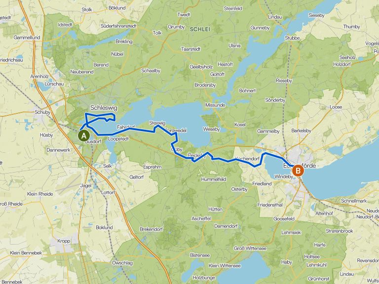 Radtour von Schleswig nach Eckernförde | Fahrradtour | Komoot